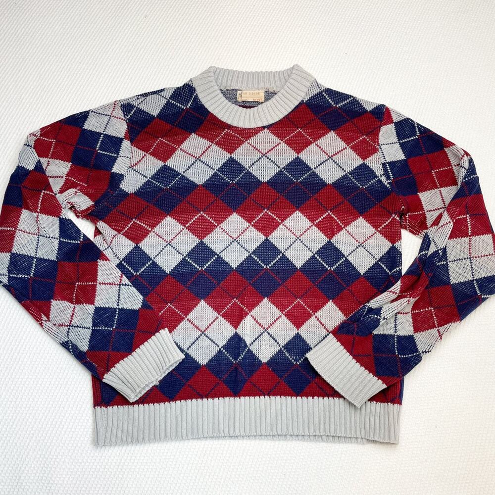 Vintage Sears Argyle Sweater
